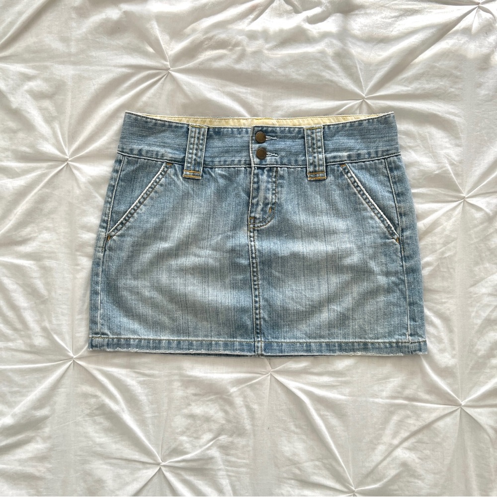 Denim Mini Skirt